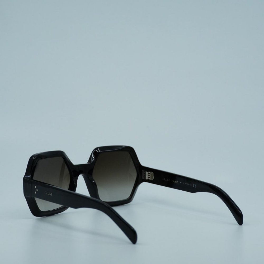 NEW CELINE CL40131I 01F BLACK/BROWN GRADIENT SUNGLASSES - Picture 4 of 10